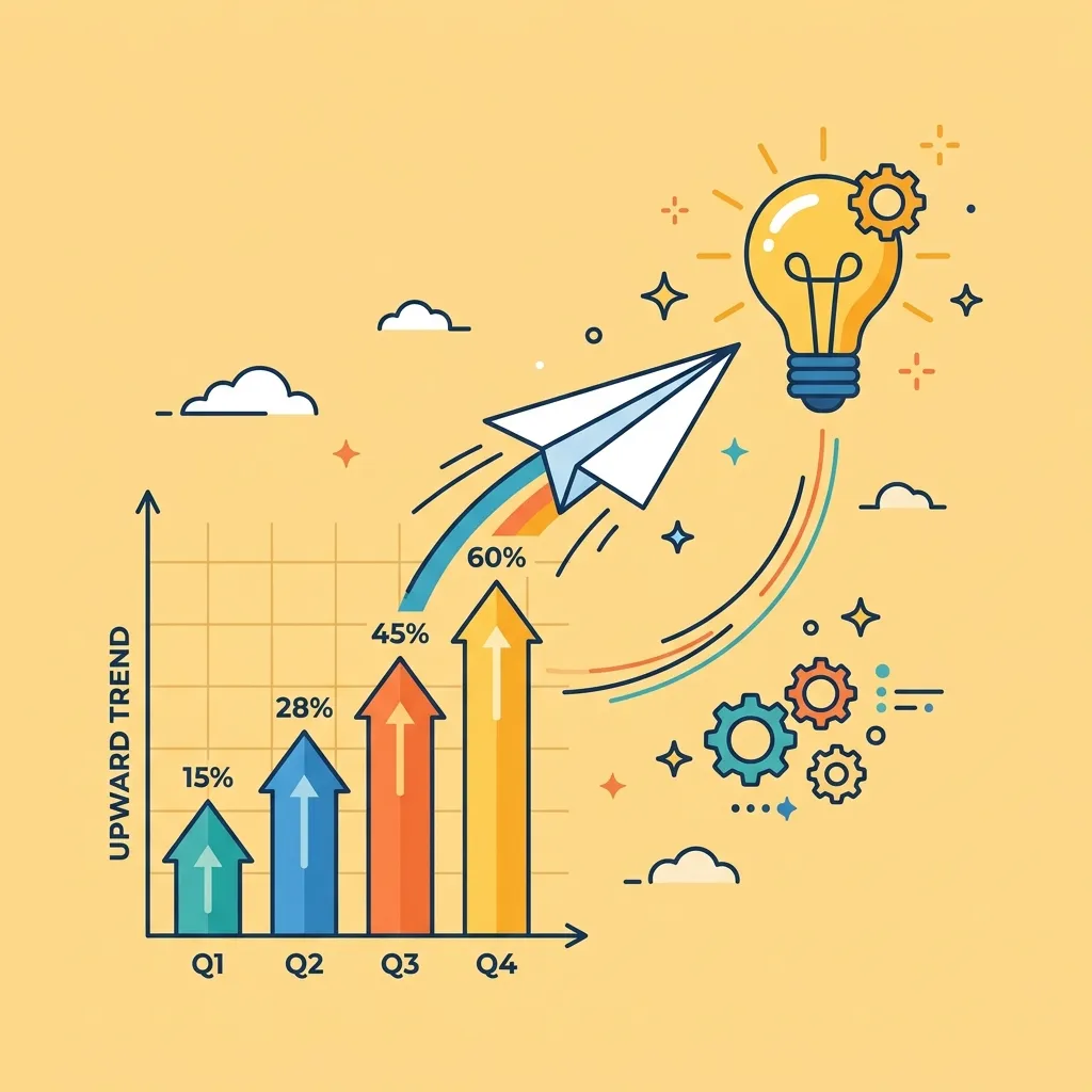Creative resources for E-commerce displayed in a clean, professional flat vector illustration.
